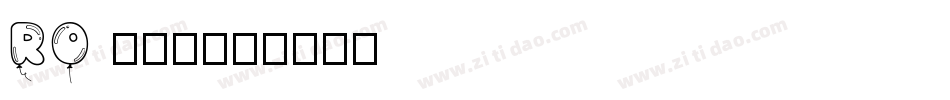 ro 本明朝字体转换